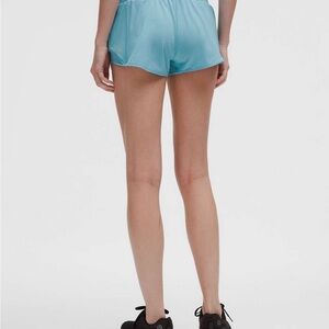 NWT Lululemon Hotty Hot Low-Rise Lined Short 2.5"
Washed Blue